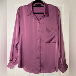 Fab’rik Pink Button Down Blouse Size: SM